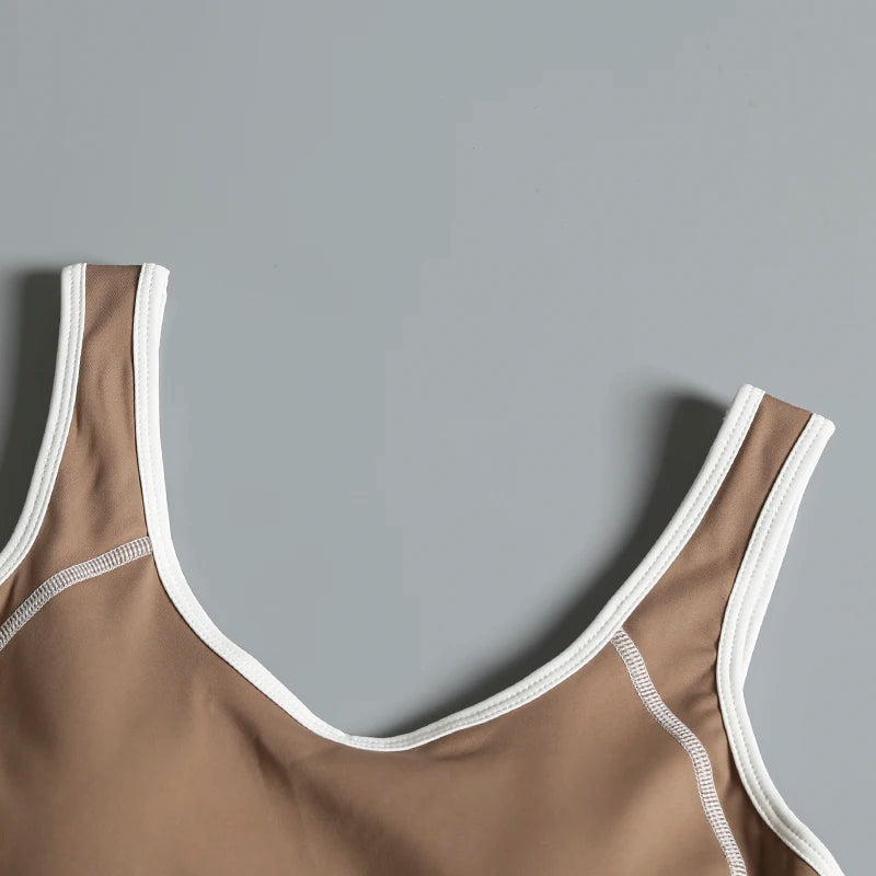 Sports underwear for women in summer beautiful back yoga suit vest shockproof wear outside running professional training