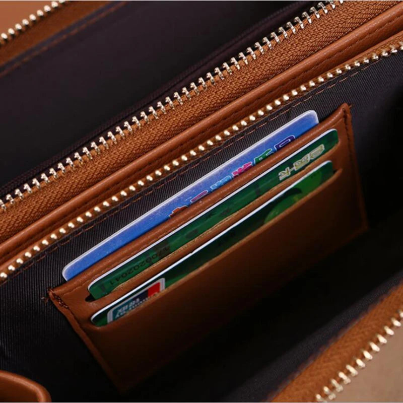 2026 New Korean Style Women Long Wallet Large Capacity Multi Functional Clutch Purse Coin Pocket Shoulder Crossbody Bag For Dail
