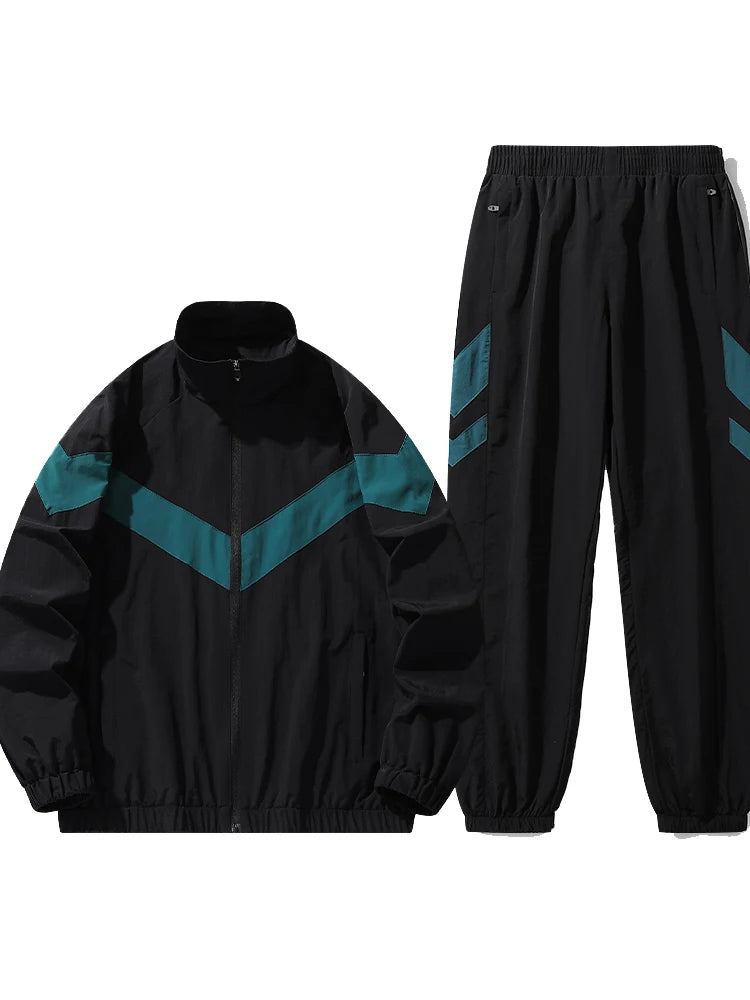2026 Spring Autumn New Fashion Tracksuit Men Hooded Sweat Suits 2 Piece Set Men Hip Hop Streetwear Jogger Suits Dropshipping