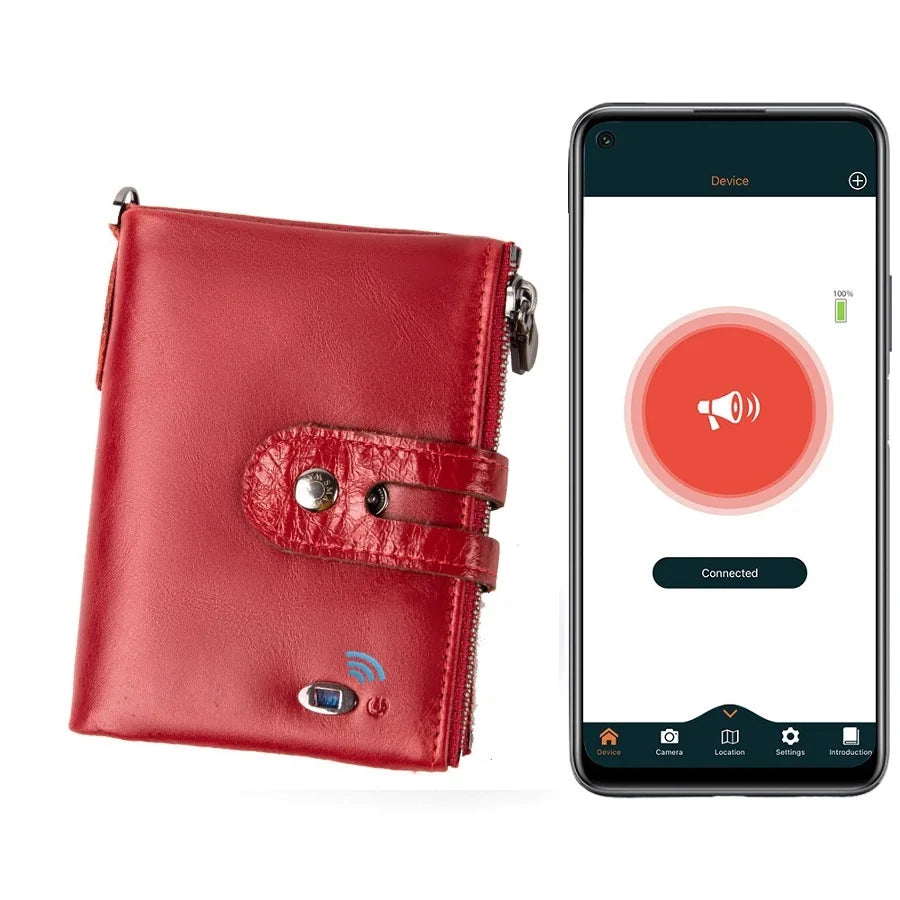 Smart Wallet For Women levis gps Tracking Air Tags for Women Christmas Gift portafoglio gps billetera inteligente concierre