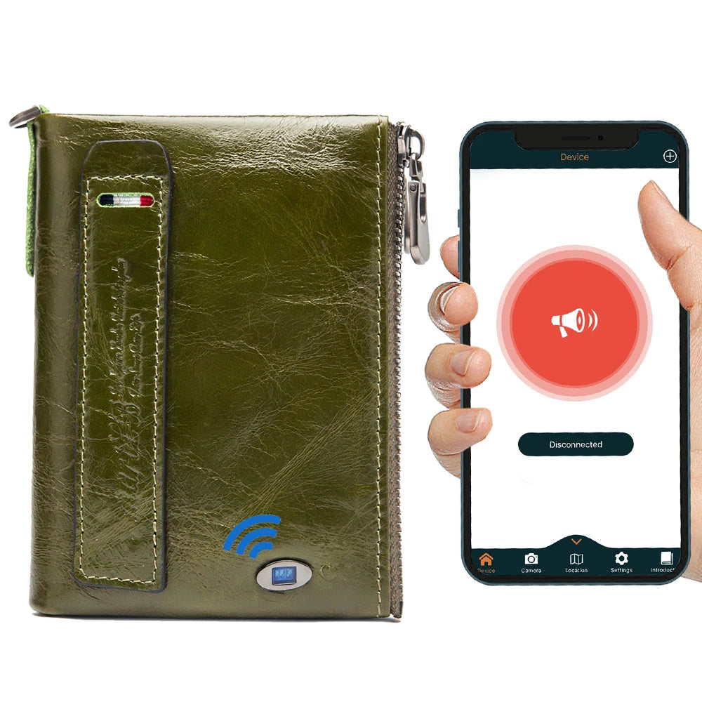 Smart Wallet For Women levis gps Tracking Air Tags for Women Christmas Gift portafoglio gps billetera inteligente concierre