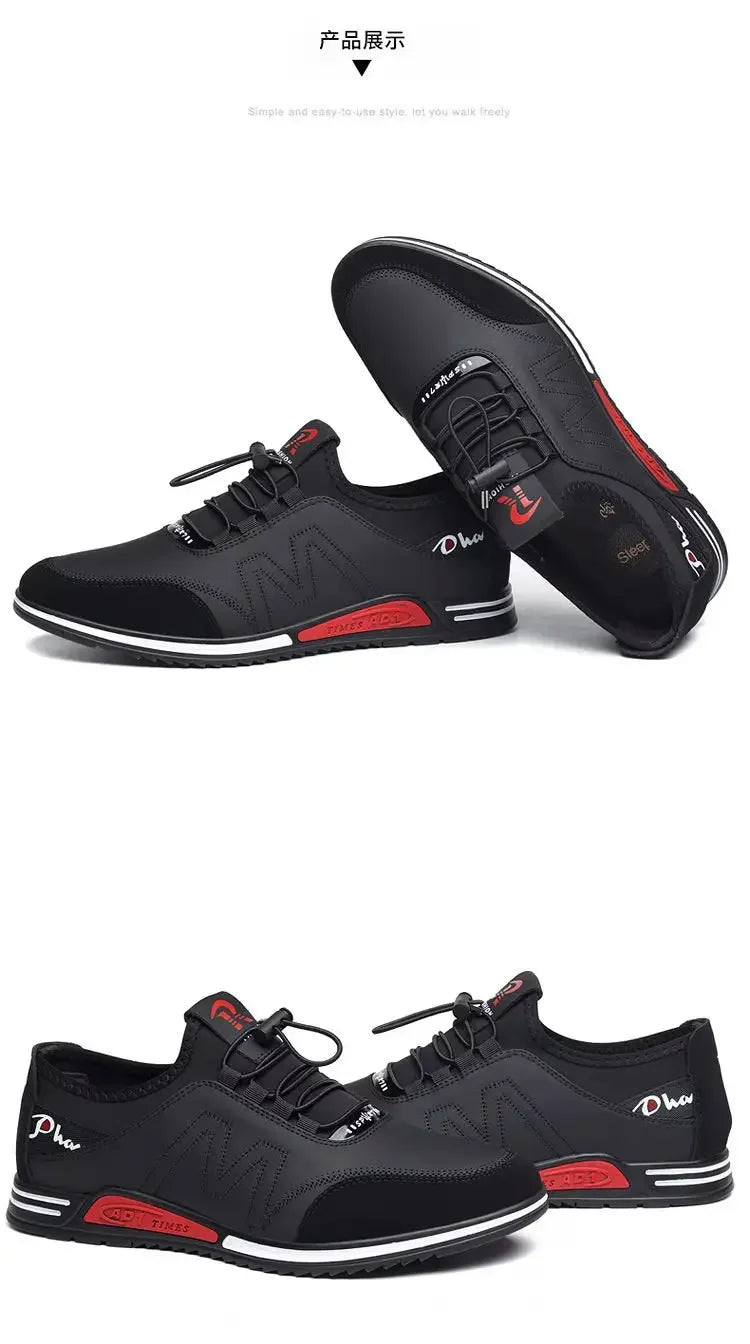 Men's Casual Sports Shoes Slip on Breathable Men's Shoes Men's Outdoor Non-slip Wear-resistant Running  Men