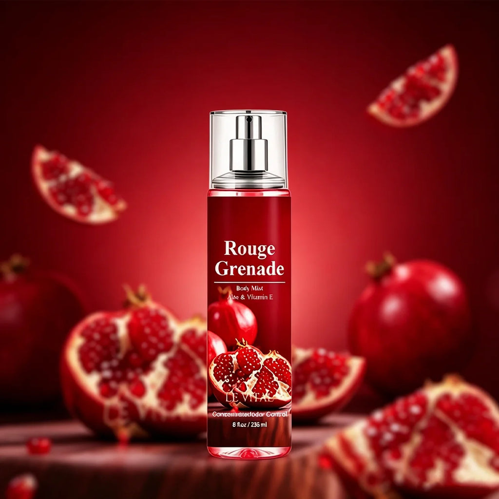 Fresh pomegranate fragrance perfume. Fresh, elegant and noble floral scent. Its aroma can last for a long time and remain on the body for a long time throughout the day. It is an excellent gift for family and friends. It is a