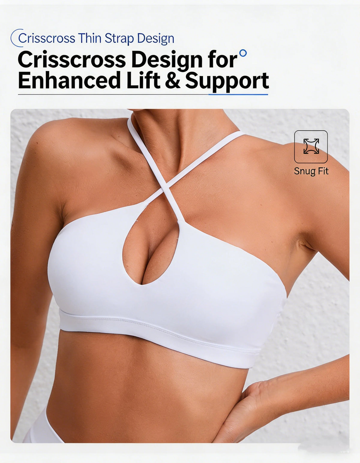 Cross Strap Halter Sports Bra Women's Yoga Pilates Workout Top Hollow Out Quick Dry Fitness Bralette