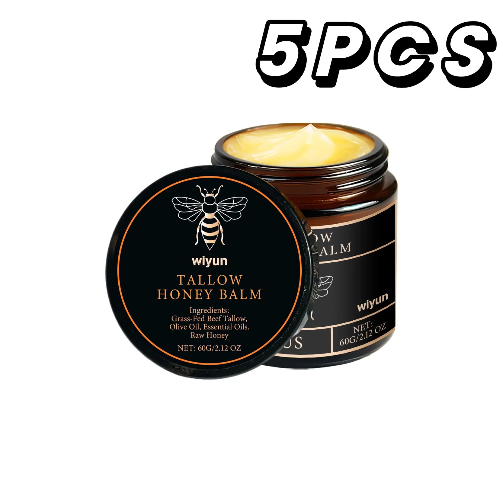 Hotfashionitems Tallow Honey Cream moisturizer for women, featuring a creamy texture for glowing, hydrated skin.