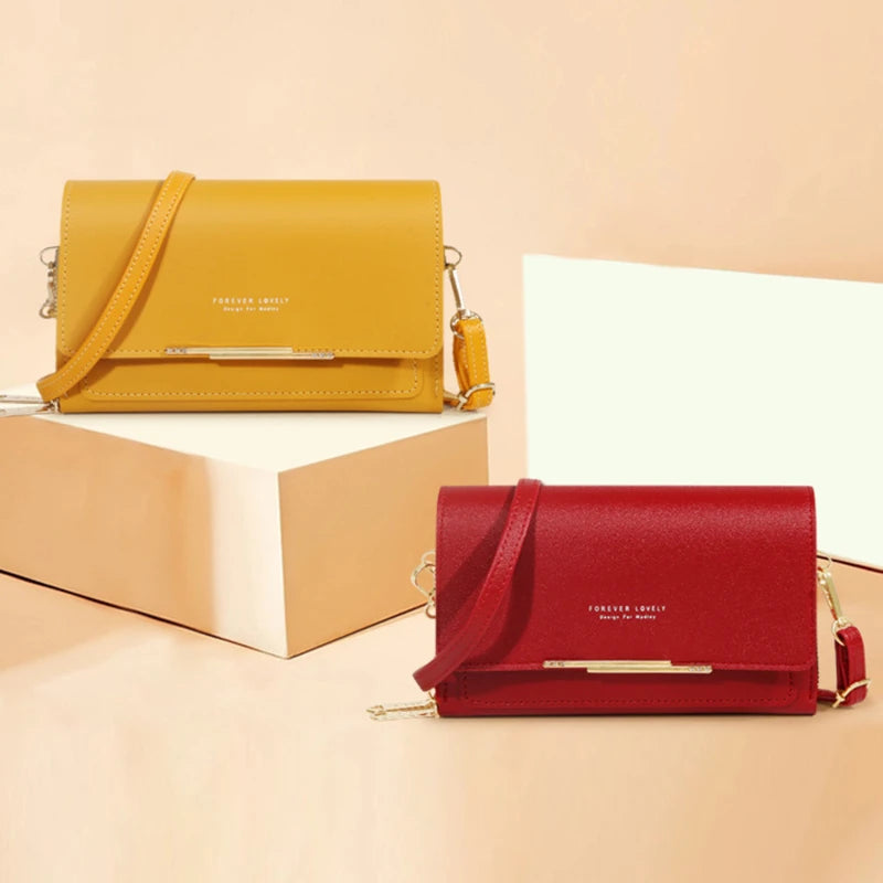 2026 New Korean Style Women Long Wallet Large Capacity Multi Functional Clutch Purse Coin Pocket Shoulder Crossbody Bag For Dail