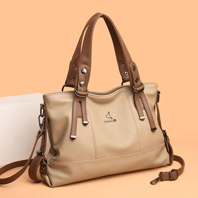 Genuine Brand Luxury Designer Leather Women Handbags High Quality Shoulder Bag Large Capacity Crossbody Bags for Women Tote Bag