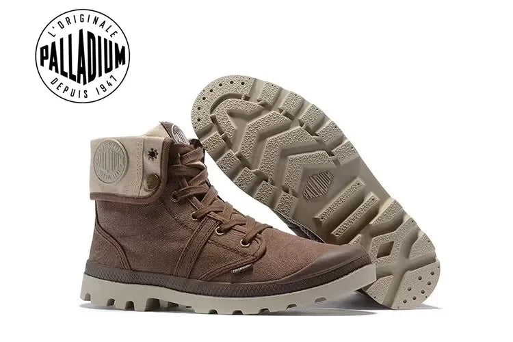 Classics PALLADIUM Pallabrouse Sneakers Men High-top Military Ankle Boots Canvas Men/Women Casual Shoes Size 35-45