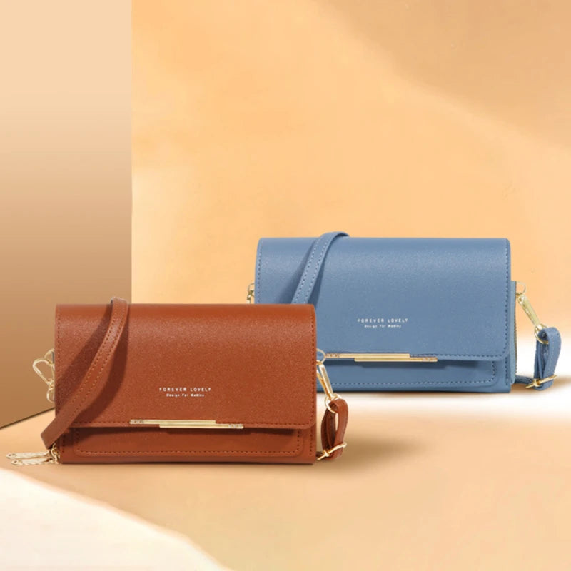 2026 New Korean Style Women Long Wallet Large Capacity Multi Functional Clutch Purse Coin Pocket Shoulder Crossbody Bag For Dail