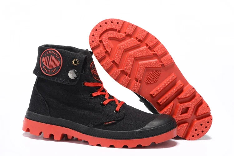 Classics PALLADIUM Pallabrouse Sneakers Men High-top Military Ankle Boots Canvas Men/Women Casual Shoes Size 35-45