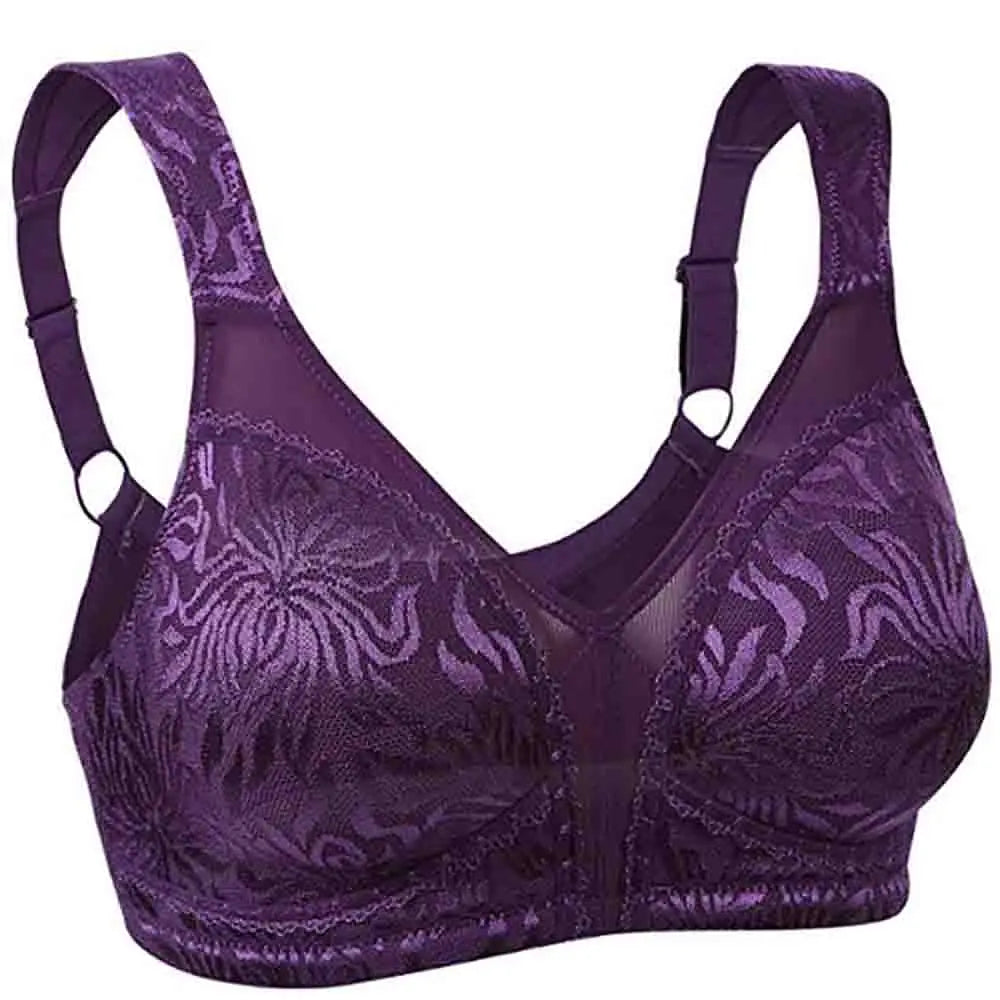 Bras For Womens Lingerie Big Cup Support Bralette Wireless Sexy Brassiere BH Tops Plus Size B C D E F G H Cup