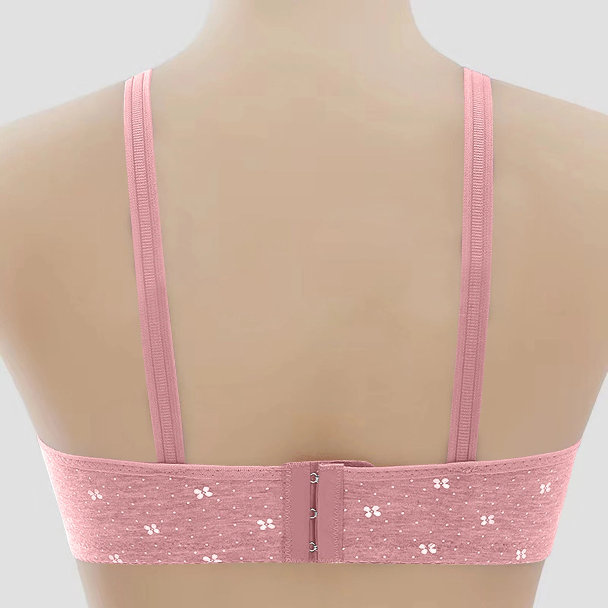 Bras For Women Comfortable Breathable Tops No Steel Ring Printed Bra Push Up Bra Gathering Large Size Lingerie Brassiere