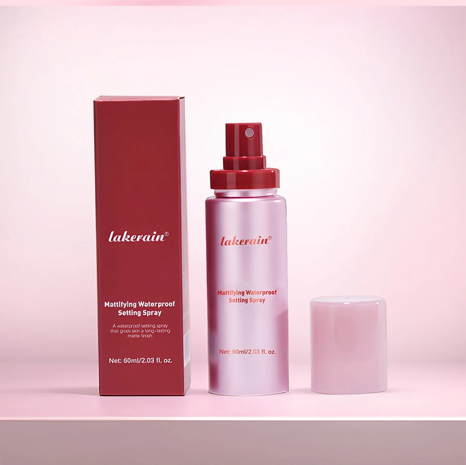 Waterproof Makeup Setting Spray Matte Finish Oil Control Non Sticky Long Wearing Smudge Proof Cosmetic Fixer For All Skin