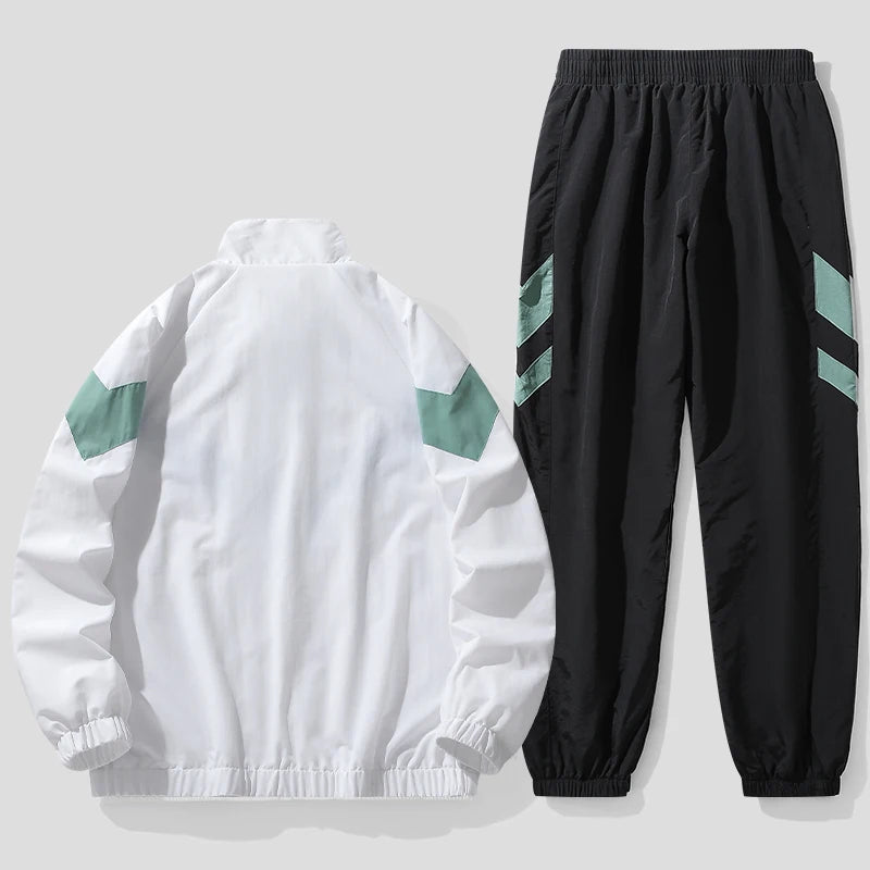 2026 Spring Autumn New Fashion Tracksuit Men Hooded Sweat Suits 2 Piece Set Men Hip Hop Streetwear Jogger Suits Dropshipping