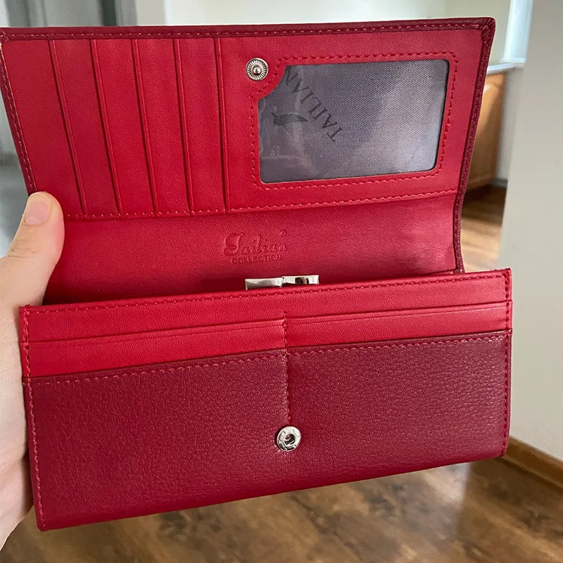 Women's Multifunction Luxury Wallets Long Wallet Female Leather Purse ID Card Holder Women Purses Ladies Clutch Phone Bag Purse