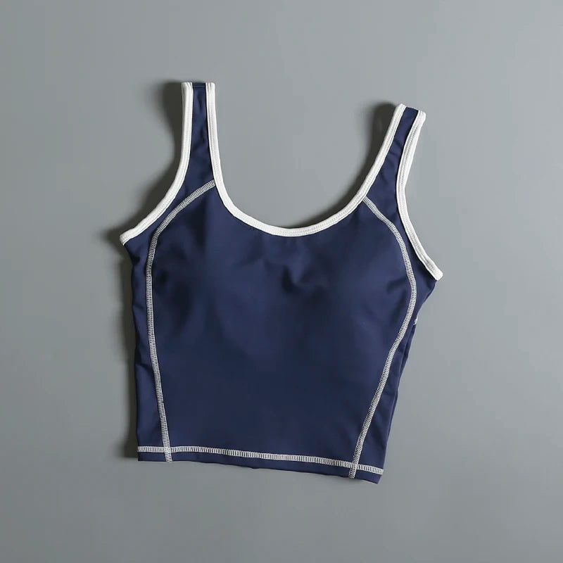 Sports underwear for women in summer beautiful back yoga suit vest shockproof wear outside running professional training