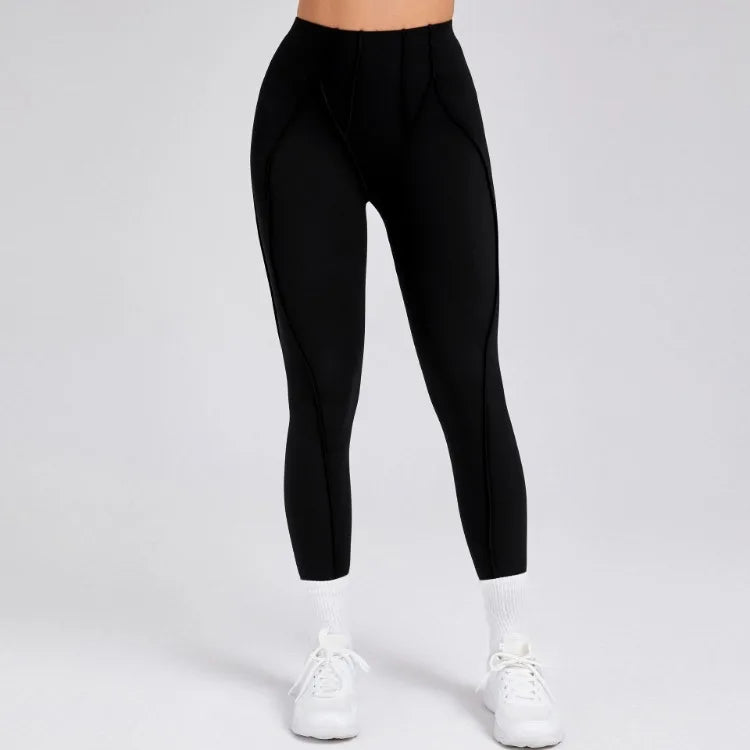 Women's Seamless Yoga Pants High Waist Tummy Control Workout Run Pants Non-See-Through Gym Pilates Fitness High Elastic Leggings