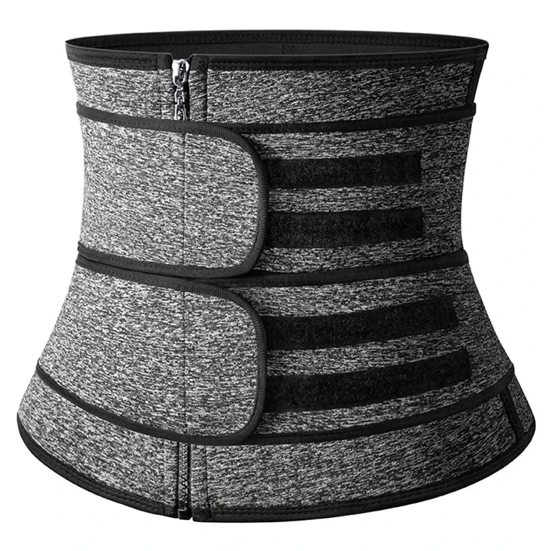 Men Waist Trainer Trimmer Belt for Weight Loss Neoprene Body Shaper Sauna Workout Sweat Belly Belt with Double Straps Shapewear