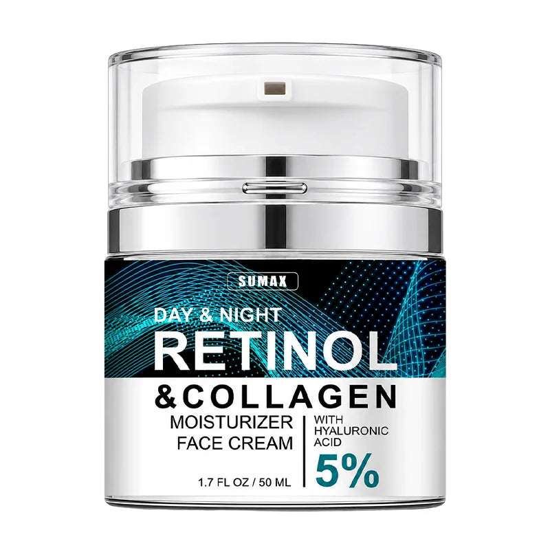 50ML Retinol Face Cream Moisturizing Firming Brightening Skincare Collagen Hyaluronic Acid Creams Facial Skin Care Products