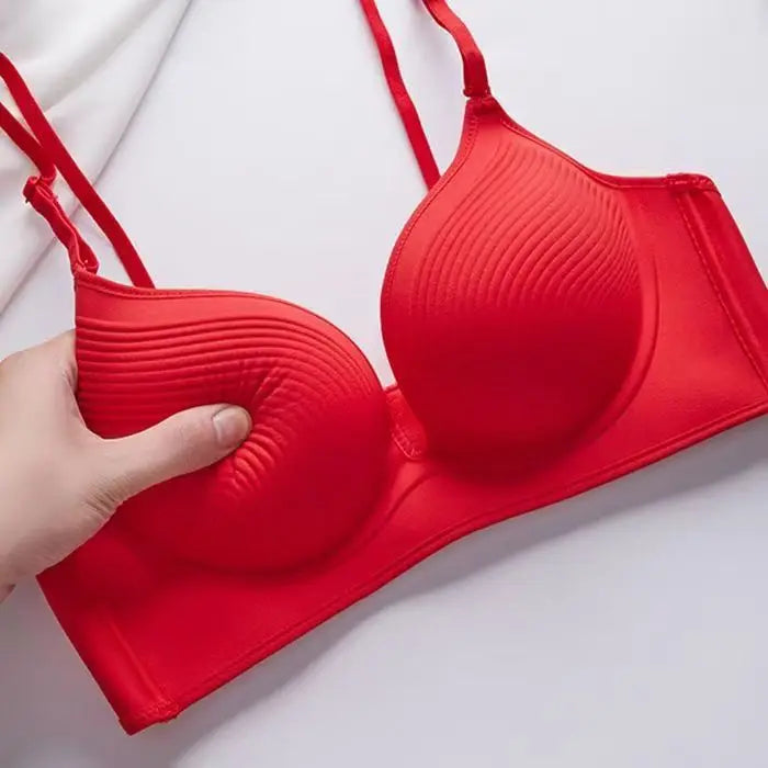 (Bras For Small Breast And Flat Chests)Women‘s Ultra-Thick 10cm Lingerie Seamless Push Up Small Breast Lift Adjustable Bra