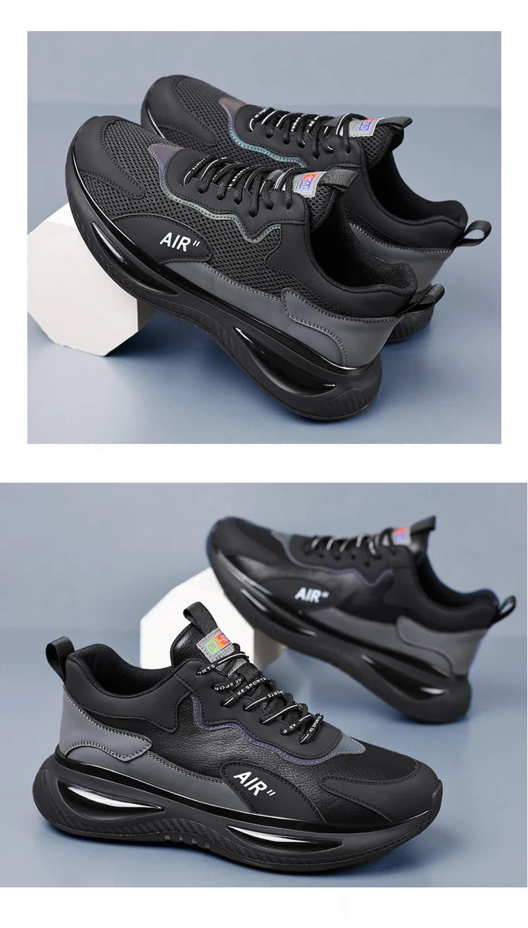 VIPOL Men's height-increasing sports shoes, fashionable new high-quality casual shoes, all-season casual trendy shoes
