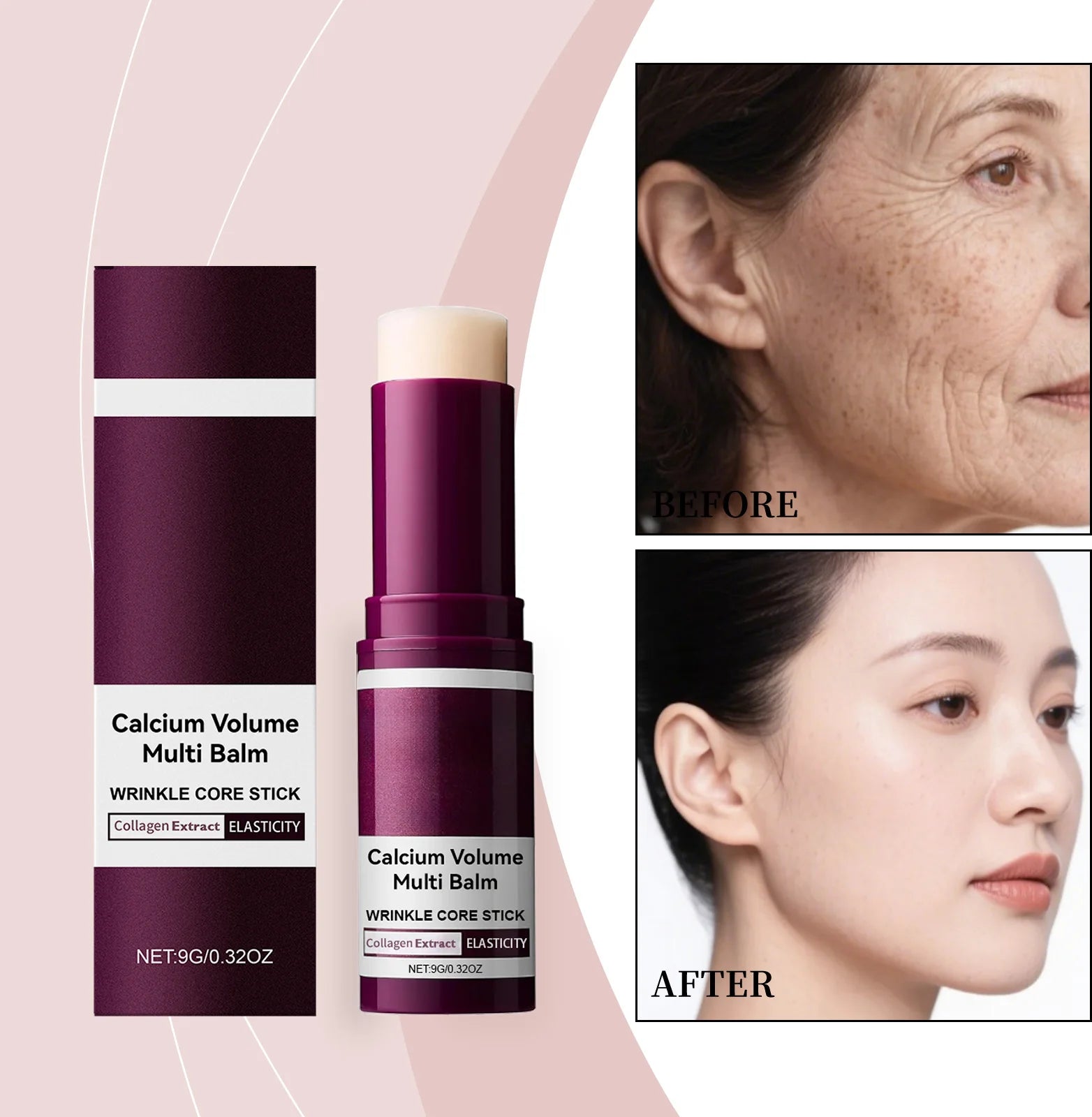 Multi-use Balm Stick for Face Neck Eye Lip Moisturizing Dewy Glow Multi Balm Barrier Support Hydrating Skincare Stick Dry  Skin