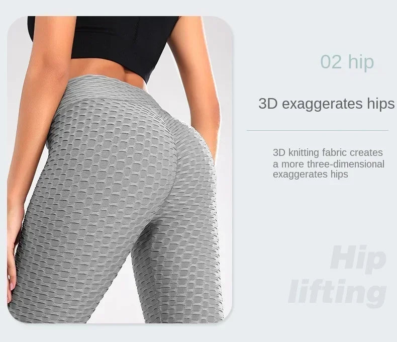 Women's Compression Leggings High Waisted Yoga Pants for Running Fitness Workout Non Slip Tummy Control Athletic Pants with