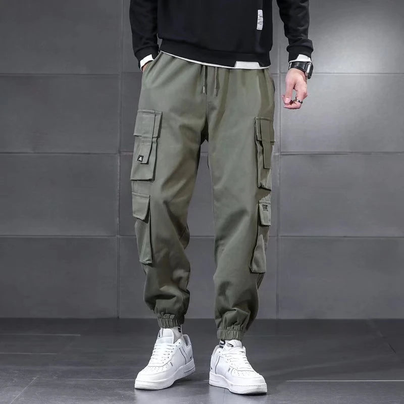 New Winter Lambswool Outdoor Waterproof Cargo Pants Men Warm Casual Pants Men Sportswear Winter Sports Outwear Sweatpants