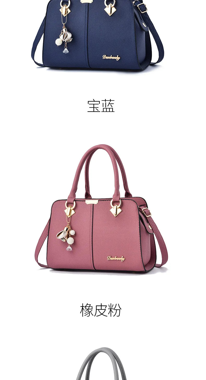 New Women's Bag Female Shoulder Bag Handbag for 2025 Luxury Designer Handbag Leather Tote Female Handbags Fashion Cross Bag