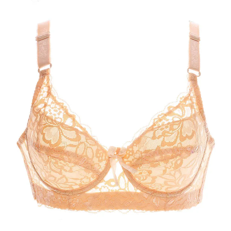 40 90 46 Underwear Plus Large Size Underwire Top Bh bralette Lace Sexy Women's Bra Intimates Deep V Brassiere B C D Cup Lace Bra