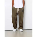 Straight‑Leg Sweatpants  European & American  Trendy Brand Draping Wide‑Leg Casual Sports Long Pants