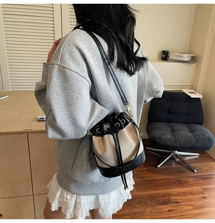 Stylish Designer Letter Logo Diaper Bag Women Luxury Leather Tote Large Capacity Elegant Crossbody Handbag For All Day