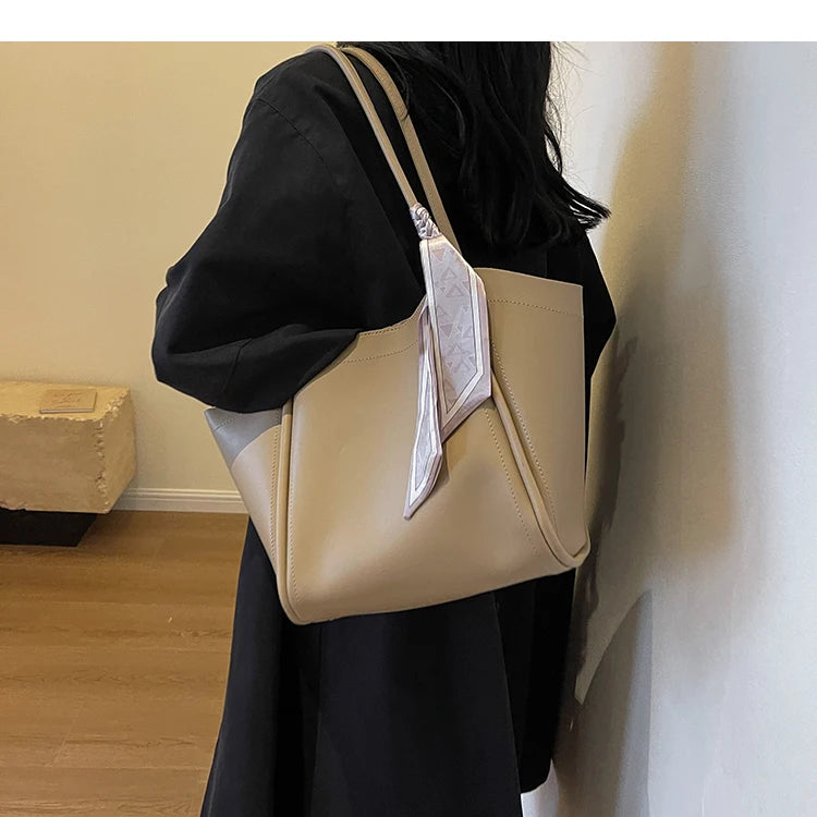 High-end Texture Retro Large-capacity Bag For Women 2023 New Autumn/winter Shoulder Bag Fashionable Tote Bag