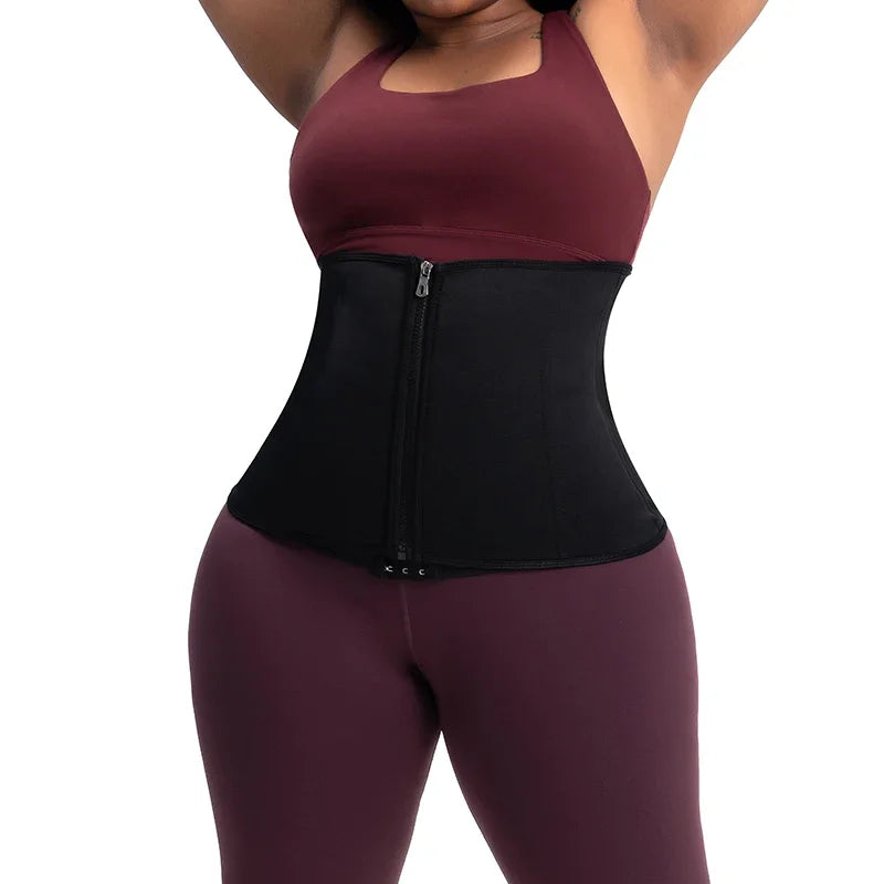 Women Tummy Control Waist Slimming Belt Weight Loss Waist Trainer Body Shaper Corset Belly Sheath Tummy Trimmer Cincher Sports