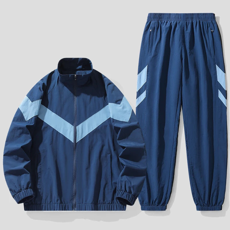 2026 Spring Autumn New Fashion Tracksuit Men Hooded Sweat Suits 2 Piece Set Men Hip Hop Streetwear Jogger Suits Dropshipping
