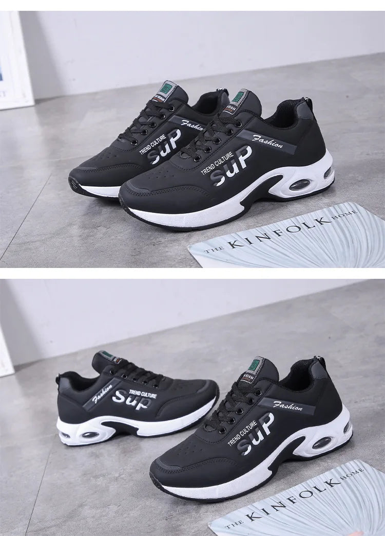 Men Sports Shoes Autumn Winter Korean Edition Trend Waterproof Running Tenis Basketball Durable Shock Absorbing Casual Shoes