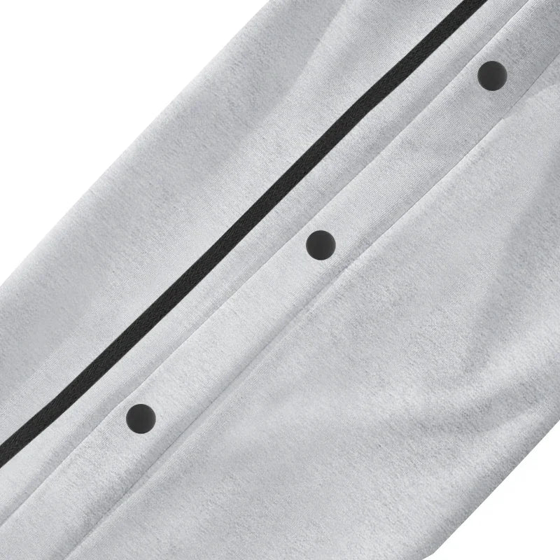 Spring and Autumn New Jacquard Long Pants Single breasted Patchwork Loose Large Casual Pants Versatile Sanitary Pants