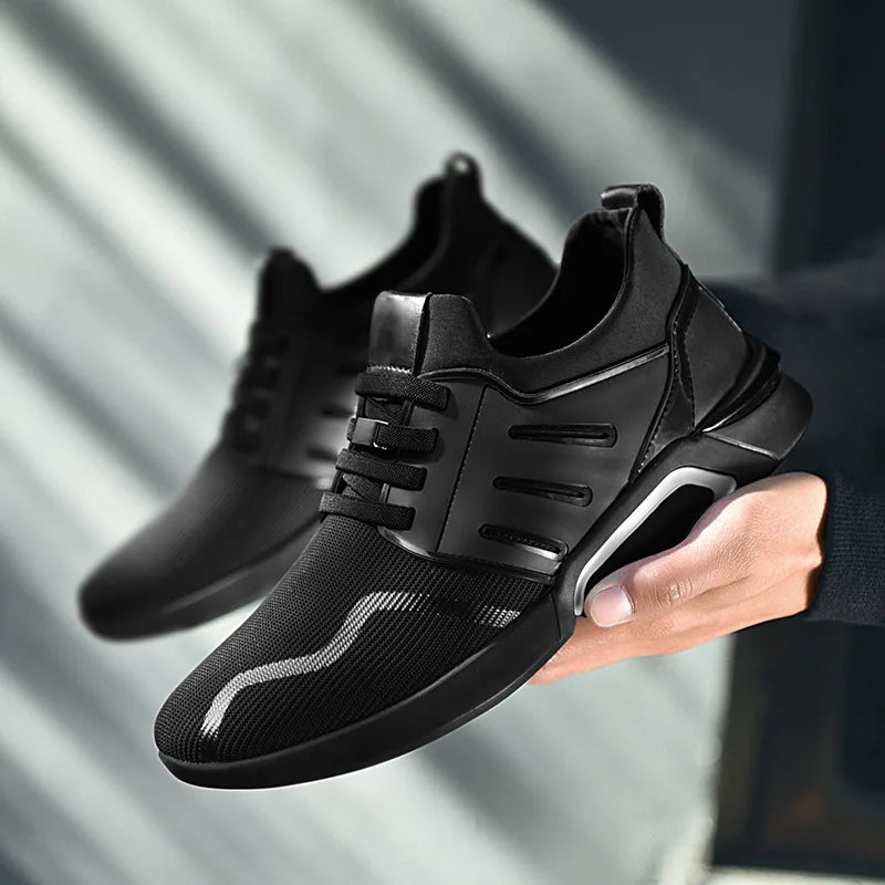 New White Mesh Sneakers Man Casual Shoes Breathable Summer Sneakers Men Shoes Outdoor Walking Sneakers Lightweight Tennis Shoes