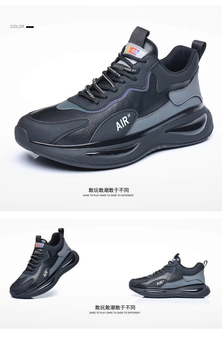 VIPOL Men's height-increasing sports shoes, fashionable new high-quality casual shoes, all-season casual trendy shoes