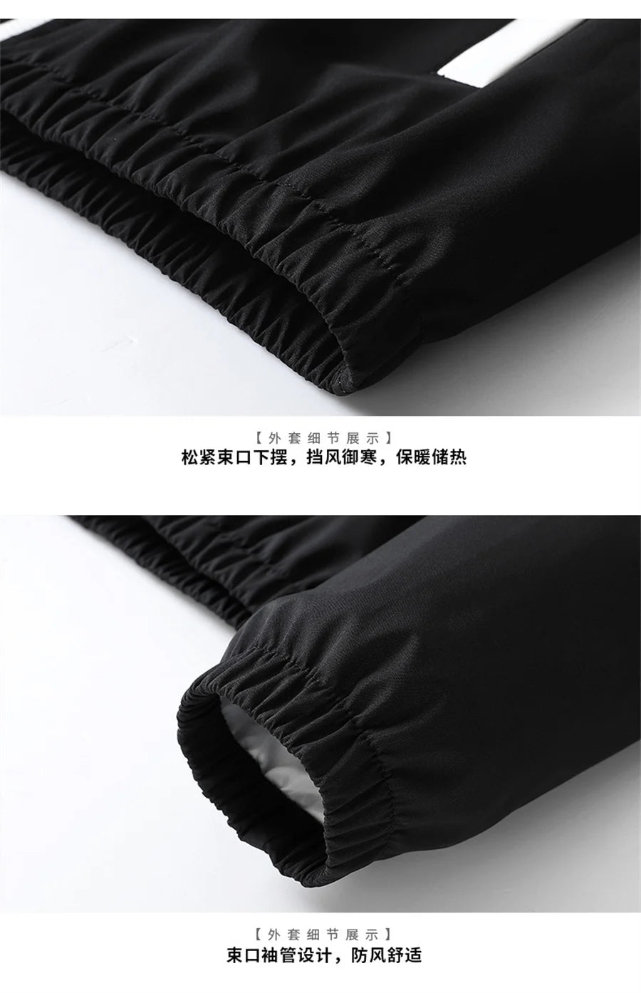 2026 Casual Joggers Patchwork Men Tracksuit Spring Autumn Hooded Zipper Jackets and Sweatpants 2 Pieces Suits Male Sportswear