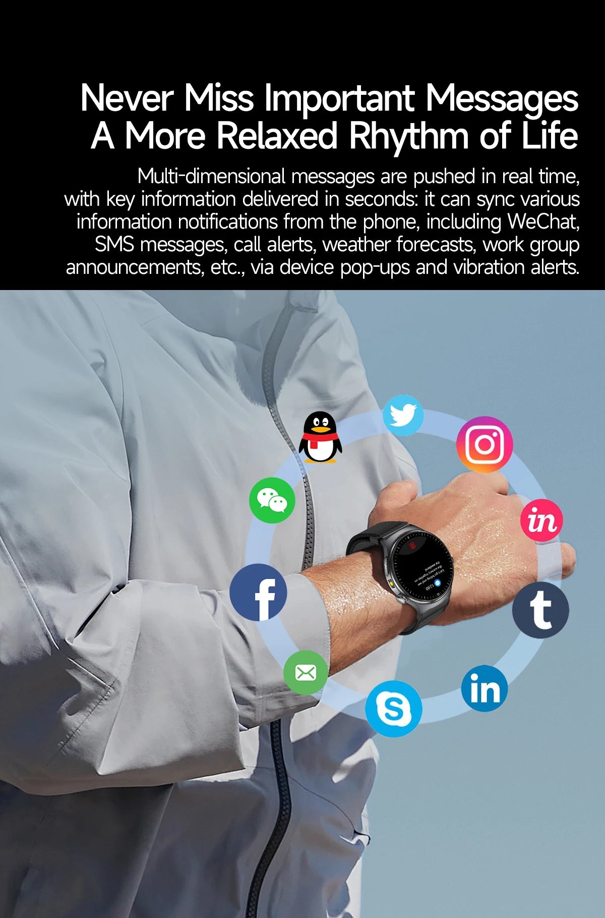 TK27 Men Smart Watch AMOLED ECG Health Monitoring Outdoors Flashlight Bluetooth Calling Sports Fitness Tracker Smartwatch