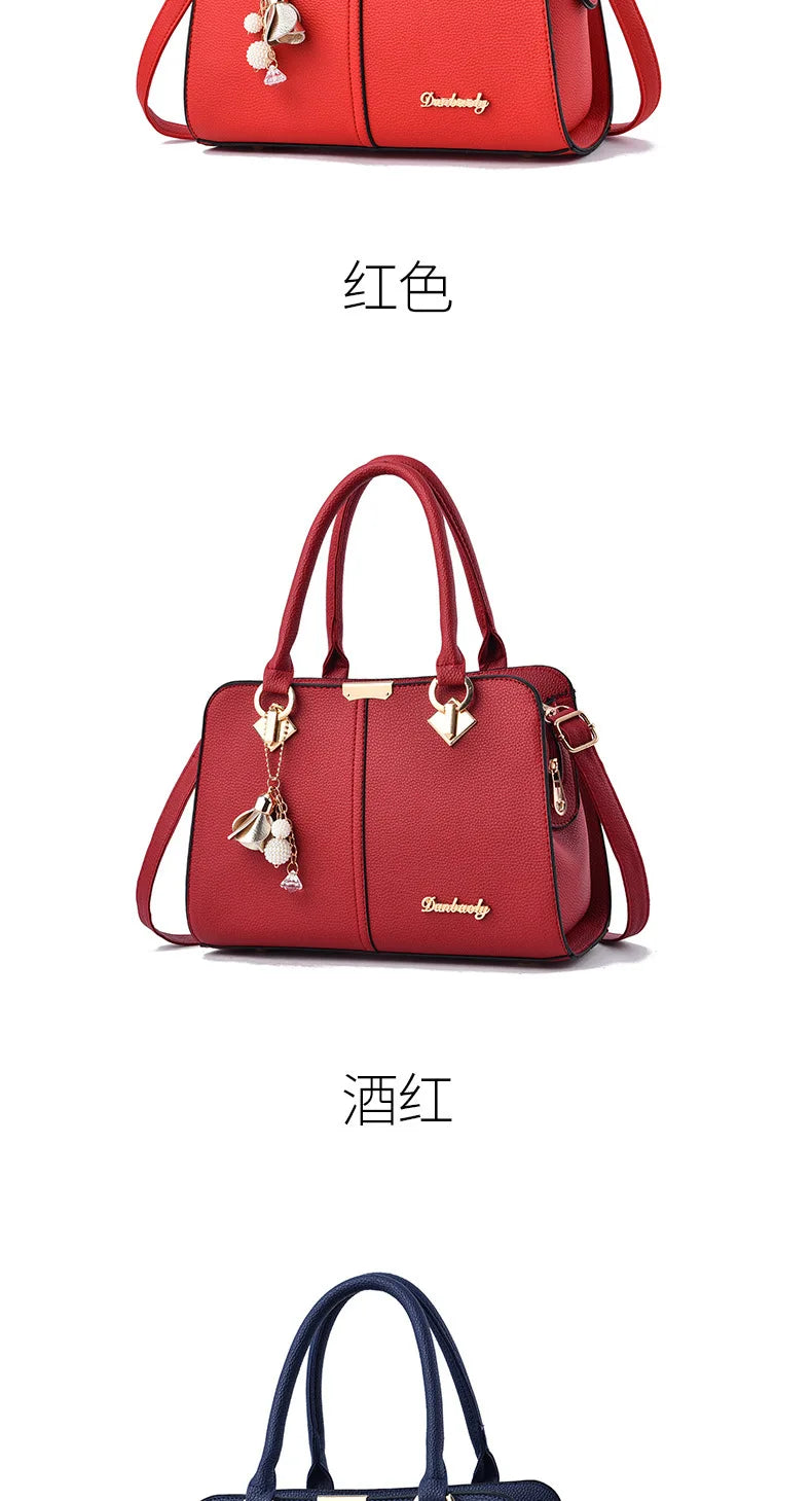New Women's Bag Female Shoulder Bag Handbag for 2025 Luxury Designer Handbag Leather Tote Female Handbags Fashion Cross Bag