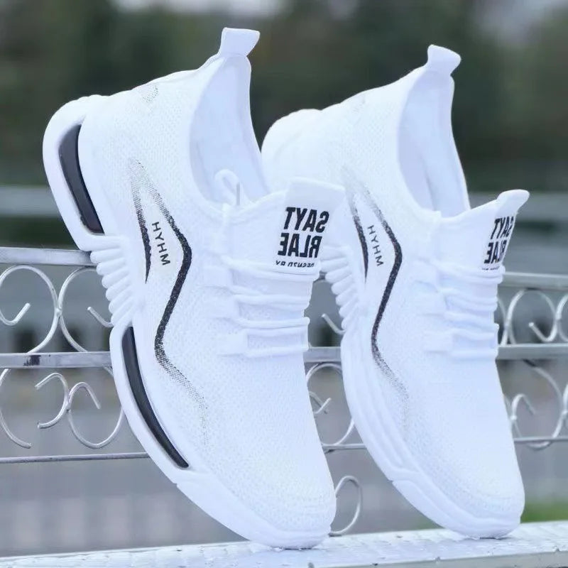 Male Sneakers Simple Men's Casual Shoes Spring Outdoor Non-slip Mens Shoes Breathable Man Running Shoes