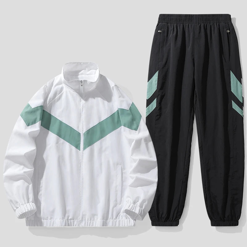 2026 Spring Autumn New Fashion Tracksuit Men Hooded Sweat Suits 2 Piece Set Men Hip Hop Streetwear Jogger Suits Dropshipping