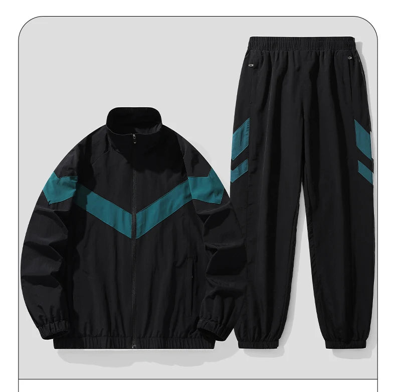 2026 Spring Autumn New Fashion Tracksuit Men Hooded Sweat Suits 2 Piece Set Men Hip Hop Streetwear Jogger Suits Dropshipping