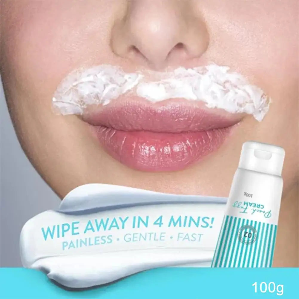 Lip Hair Remover For Men Women Painless Gentle Facial Lip Hair Removal Cream Moisturizing Gel Epilation Skin Care 20g/100g