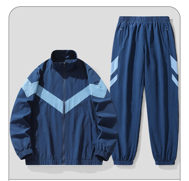 2026 Spring Autumn New Fashion Tracksuit Men Hooded Sweat Suits 2 Piece Set Men Hip Hop Streetwear Jogger Suits Dropshipping