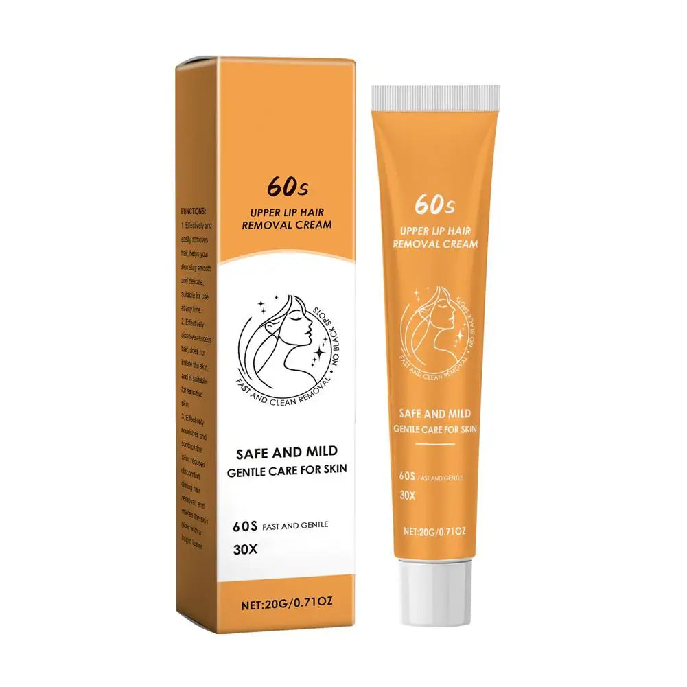 Lip Hair Remover For Men Women Painless Gentle Facial Lip Hair Removal Cream Moisturizing Gel Epilation Skin Care 20g/100g
