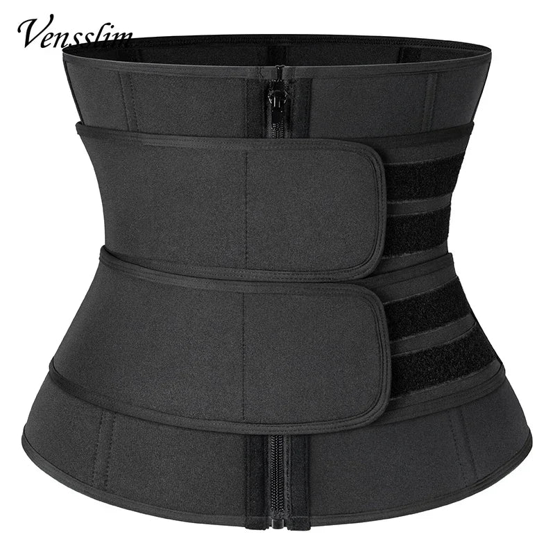 Vensslim Waist Trainer Abdominal Tightening Corset Women Body Shaping Slimming Corset Fat Burner Belly Trimmer Belt Weight Loss