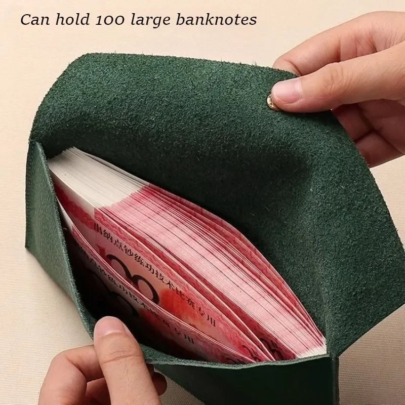 Portable Women's Long Wallet with Hand Strap Phone Organizer & Multi-Card Holder Large Capacity Cash Storage Bag